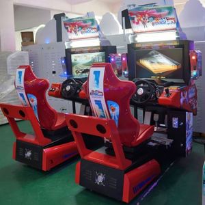 Simulateur de course vidéo dynamique HD grand format 32 pouces, machine à monnayeur en métal, simulateur de voyage pour enfants, Spider-Man en anglais - Product Image 1
