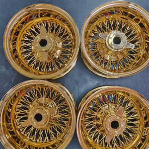 zenith Styles 13/14 Inch Rims Gold Wire <b>Wheels</b> 5x114.3 Rims Wire <b>Wheels</b> <b>Spoke</b> Wire <b>Wheels</b> - Product Image 6
