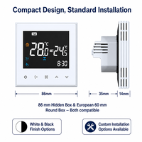 Thermostat intelligent Wi-Fi OEM pour unité de compresseur DX, contrôleur de température de climatisation CVC, système de chauffage et de refroidissement