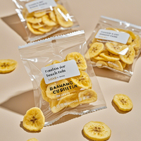 Sachet d'emballage personnalisé à scellage central pour chips de banane, chips de plantain, sachet en plastique Mylar pour pop-corn, sachet pour snacks croustillants et chips de pommes de terre