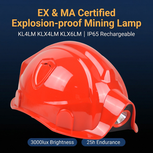 קסדת בטיחות נטענת עם פנס LED מובנה, קסדה קשיחה עמידה למים בתקן IP65 לעבודות בנייה ועבודה בלילה - Product Image 2