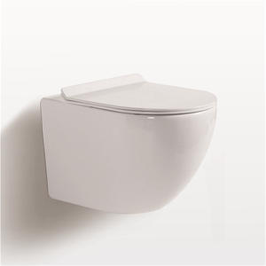 Trampa P suspendida Inodoro <span class=keywords><strong>de</strong></span> cerámica para colgar en la pared Bidé <span class=keywords><strong>de</strong></span> descarga sin montura WC <span class=keywords><strong>Cisterna</strong></span> oculta Juego <span class=keywords><strong>de</strong></span> inodoro para <span class=keywords><strong>Baño</strong></span> - Product Image 6