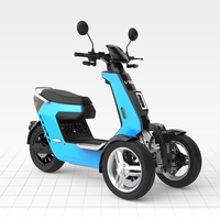 Scooter Eléctrico V28 de 72v y 3000w, Triciclo de Carga con Tres Ruedas y Reversa