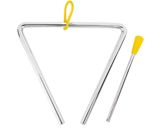 <span class=keywords><strong>Triangle</strong></span> musical de 5/6/7/8 pouces, <span class=keywords><strong>instrument</strong></span> de percussion Orff à main avec marteau pour l'éveil musical des enfants - Product Image 6