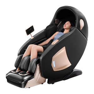 من المصنع مباشرة جيدة Kursi Pijat Ghe كراسي تدليك مع انعدام الجاذبية 4D Shiatsu حركة مزدوجة محمولة لتطبيق الجسم - Product Image 4