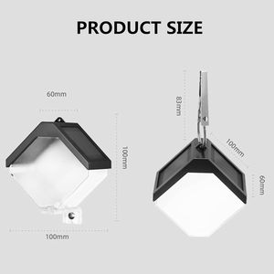 ไฟ LED RGB อุ่นสำหรับติดตั้งภายนอกอาคาร ขนาดเล็ก กันน้ำ IP65 ใช้พลังงานแสงอาทิตย์ เหมาะสำหรับรั้ว บันได ผนัง โคมไฟแขวนสวน ตกแต่งสวนในวันหยุด - Product Image 2