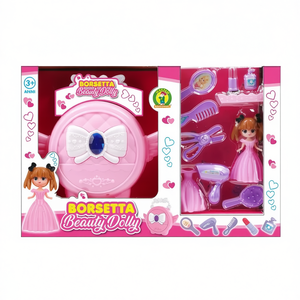 Sac à main rose Borsetta Beauty Dolly avec poupée et accessoires 30x20x6 cm pour enfants de 3 ans et plus - Product Image 1