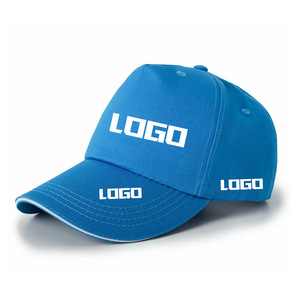 Men's Five-Piece Cotton Promotional Work Travel Hat Logo Printed Blank Baseball Cap Embroidered Peaked Cap with Advertising Logo