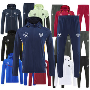 Jaket pria penahan angin sepak bola, grosir jaket bertudung kustom luar ruangan tahan air tahan angin sepak bola 2025 2026 - Product Image 3