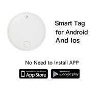Pequeño Dispositivo Rastreador Mili Key Find My, Localizador GPS Inteligente, Mini Etiquetas de Seguimiento para Android e iOS, Compatible con Google y AirTag