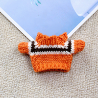 Nouveaux produits 2026 : Mini pull Moru pour poupée Kt Labu, vêtements pour poupée en peluche de 10 cm à moins d'un dollar, 07