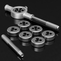 Juego de Machos y Terrajas BEILI de 6-40 Piezas, Kit de Herramientas de Roscado de Acero para Rodamientos con Llave para Reparación de Equipos de Maquinaria y Automóviles, Macho de Roscar Manual