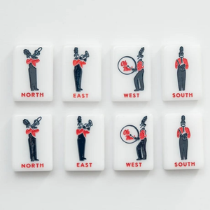 Juego de Mahjong Americano de Lujo Ligero y Moderno, Edición Purdue Mississippi, 160 Piezas, Acrílico Grabado de Una Sola Capa, para Viaje, <span class=keywords><strong>Westwind</strong></span> - Product Image 2