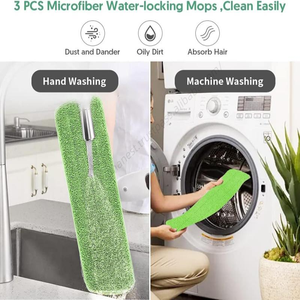Vente en gros de serpillères à pulvérisation modernes en microfibre avec manche extensible en acier, haute durabilité pour le nettoyage des sols et l'eau - Product Image 5