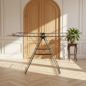 <span class=keywords><strong>Séchoir</strong></span> <span class=keywords><strong>à</strong></span> <span class=keywords><strong>linge</strong></span> JANKO en promotion – <span class=keywords><strong>Séchoir</strong></span> silencieux pliable en métal pour vêtements - Product Image 1