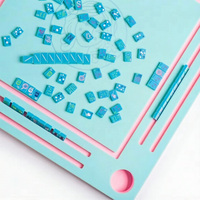 Tapis de Mahjong flottant étanche de 35,5 po pour piscine, design exclusif