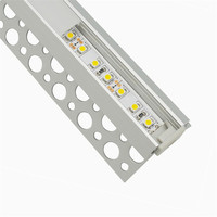 Barre de plafonnier, plâtre, plâtre, bande LED, canal de Diffusion, Extrusion encastrée, profilé en aluminium