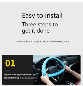 Couvre-volant saisonnier <span class=keywords><strong>AutoSport</strong></span> Rubber Sport Car Decoration Grip pour automobiles - Product Image 6