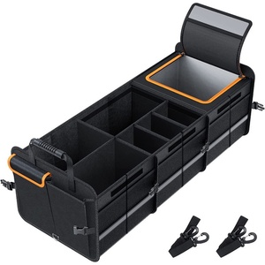 Sac de rangement pliable pour coffre de voiture, grande capacité, robuste, avec sac isotherme intégré anti-fuite - Product Image 1