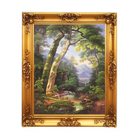 Cadre de décoration murale vintage personnalisé Cadre de peinture en bois baroque pour la décoration intérieure