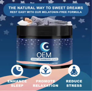 Suplemento de Bajo MOQ, Gomitas Naturales para Dormir con 5-HTP, L-Teanina, <span class=keywords><strong>Magnesio</strong></span> y Raíz de Valeriana, Suplemento para Dormir Sin Melatonina - Product Image 5