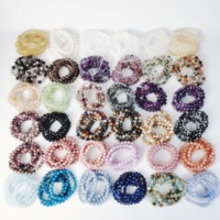 Bracelets en perles de cristal de quartz naturel de 8 mm en gros, bracelets en agate, bracelets en pierres précieuses pour femmes