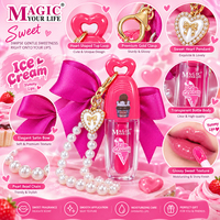 Porte-clés Perle, Huile à Lèvres, Charme Nœud Crème Glacée, Gloss – Boîte de Présentation 24 Pièces, Vente en Gros, Marque Privée
