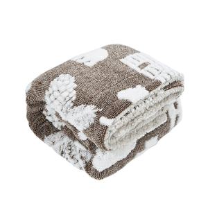 ผ้าห่มขนแกะเชอร์ปาแบบกำหนดเองผ้าห่มขนแกะลายหมีผ้าห่มนุ่มพิเศษสำหรับทุกฤดูกาลอบอุ่นสบาย - Product Image 1
