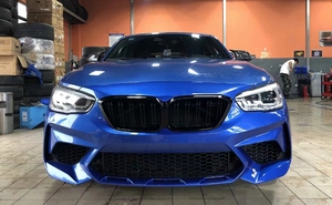 Actualizar a M2C estilo bodykit kit de cuerpo el parachoques delantero conjuntos MP faldas laterales competitivo labio posterior para <span class=keywords><strong>BMW1</strong></span> serie F20 2015-2020 - Product Image 3