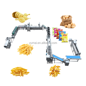300kg/500kg/1000kg Half Gebakken Frieten Aardappelchips Maken Machine Cassave Vinger Productielijn - Product Image 4