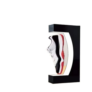 High Quality Clear Acrylic Magnetic <b>Floating</b> Shoes Stand Luxury Rotating Sneaker Display Rack Home & Office YAGELI - Product Image 1