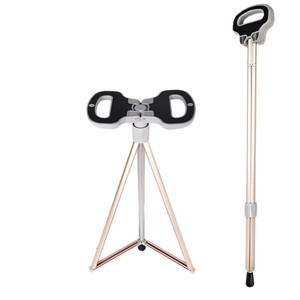 OEM Telescopic Walking Stick With Seat Foldable Hiking Cane For Outdoor <b>Activities</b> And Elderly Support - Product Image 3