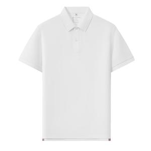 เสื้อเชิ้ตผ้าฝ้ายปิเก้สีน้ำเงินสไตล์วินเทจ แขนยาว พิมพ์ลายลำลอง สำหรับผู้ชาย ใส่สบายๆ ในฤดูร้อน มีโลโก้ด้านหน้า น้ำหนัก 240 กรัม ไซส์ M - Product Image 3