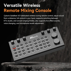 200W 便携式无线音箱卡拉 OK 机，带混音器、混音板、PA 系统、2 个 UHF 麦克风、RGB 灯 - Product Image 2