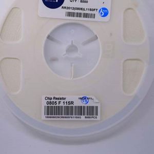 Whole Sale RR2012 0805L1150FT 0805 2012 Resistors Chip Resistors SMD Resistors 115ohm 1% 1/8W Thick Film Resistor - Product Image 1