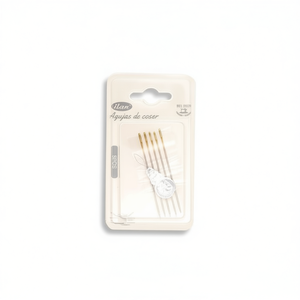 Aghi da cucito Ilan 5 pezzi placcati in oro per cucito a mano - Product Image 2