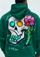 Sweat à capuche et pantalon de marque Y2K ensemble deux pièces 100% coton survêtement dessiné à la main survêtements décontractés à motif unique