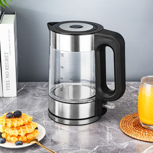 Bouilloire électrique sans fil en verre 2L, double chauffe, haute température, arrêt automatique, maintien au chaud, protection anti-ébullition à sec - Petite taille domestique - Product Image 2