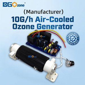 Générateur d'ozone 10G/H à refroidissement par air, faible bruit, sans vibrations, sans perturbation pour la production et les environnements de bureau, purification de l'air - Product Image 2