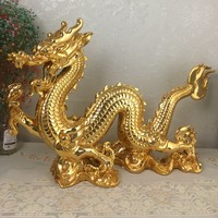 2024 chanceux chinois Dragon maison bureau Fengshui décor Dragones Chinos Figuras luxe chinois nouvel an Dragon décoration
