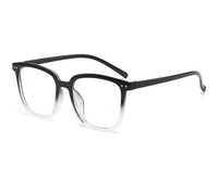 Lunettes de soleil carrées classiques personnalisées de haute qualité hommes et femmes monture transparente universelle Collections de lunettes en gros