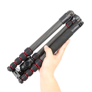Trépied en aluminium léger 360 °   Support de caméra réglable avec tête rotative pour Canon Nikon <span class=keywords><strong>Sony</strong></span> - Product Image 2