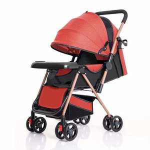 <span class=keywords><strong>Poussette</strong></span> et trotteur 3-en-1 légère pour bébé avec cadre en alliage d'aluminium et acier inoxydable, design pliable pour les enfants <span class=keywords><strong>de</strong></span> 0 à 3 ans - Product Image 4