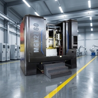 Rectificadora Vertical CNC Robusta de Compuesto Único para Piezas Grandes, Rectificadora Multisuperficie para Componentes de Energía Eólica