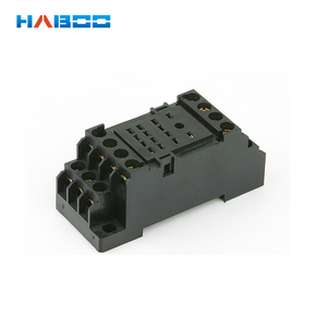 Haboo my4nj hh54p nhỏ chuyển tiếp điện Relay DC 12V/24V AC110V/220V cuộn dây 4NO 4NC Din Rail 14 pins + cơ sở MY4N-J Ổ cắm chuyển tiếp - Product Image 4