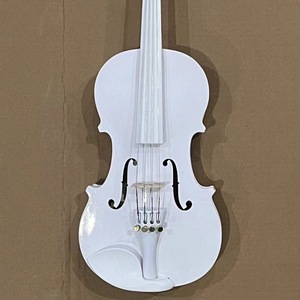 <span class=keywords><strong>Violino</strong></span> colorato per principianti adulti bambini praticano prestazioni <span class=keywords><strong>viola</strong></span> nero bianco - Product Image 5
