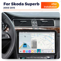 MEKEDE-Reproductor multimedia para coche M7 7870, Android, pantalla QLED, 12 + 256G, navegación GPS, AM, para Skoda Superb 2008-2015