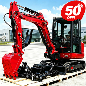 Mini Excavadora con Envío Gratuito, Motor Kubota con Certificación CE Euro <span class=keywords><strong>5</strong></span>, Excavadora Pequeña de 3.<span class=keywords><strong>5</strong></span> Toneladas para Construcción Urbana en Espacios Reducidos - Product Image 1