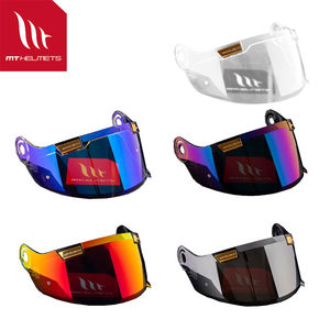 MTHELMETS JARAMA Accessoires Moto Vente en Gros Visières Extérieures Marron Thé Foncé - Étiquette Or Détachables Rapidement Anti-Buée Commande en Gros - Product Image 2