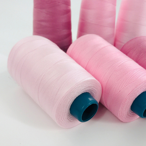 Chủ đề nhà máy của chúng tôi 20 năm kinh nghiệm giá tốt màu hồng <span class=keywords><strong>Polyester</strong></span> Spun sợi - Product Image 2